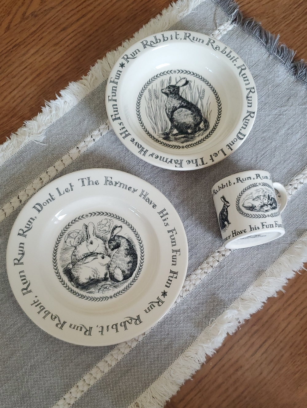 Brigdewatwr Nursery Rhymes Run Rabbit Set